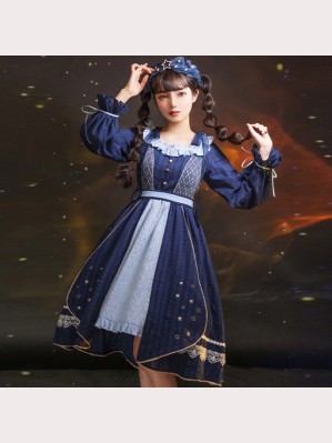 Cicadas Sing At Summer Night Classic Lolita Style Dress OP by Withpuji (WJ39)